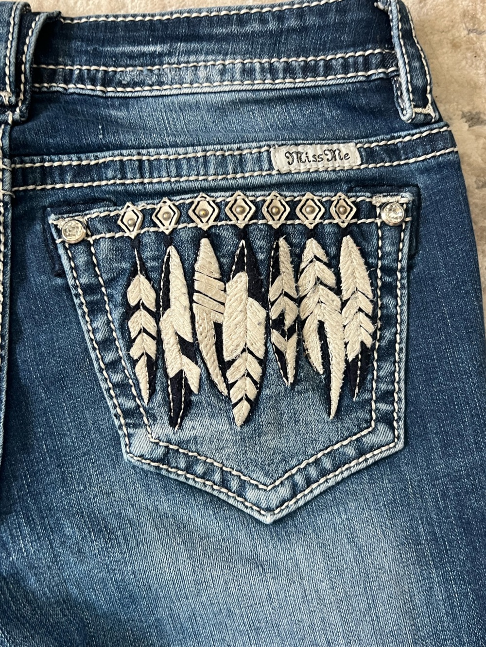Miss Me Signature Slim Bootcut Jeans